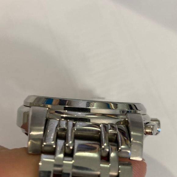 Aesop Automatic 9015G watch, blue gray dial, metal bracelet, see through back - Picture 5 of 12